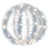 8IN WARM WHITE LED TINSEL FOLDABLE SPHERE - AD1032WW 8IN WARM WHITE LED TINSEL FOLDABLE SPHERE - AD1032WW