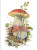MINI CARDS MUSHROOMS - 10 PACK - 68-00000452