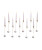 BATTERY CANDLE SET W/GLASS WEIGHT - BAT0001