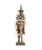 WHITE/GOLD KING NUTCRACKER - HA0631