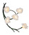 LED WHITE ROSE GARLAND - P7406GEC