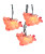 GLITTERED FLYING PIG LIGHT SET - UL4360