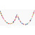 6' POMPOM GARLAND MULTI SIZE COLORFUL - FG100MULTI