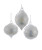WHITE PEARL GLASS ORNAMENT - D2004