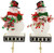 SNOWMAN STOCKING HOLDER 10" - 25-27530
