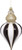 REGAL SPARKLE ORNAMENT 13.5'' - 32-00540-BW