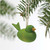 SWEDISH WOODEN GREEN BIRD ORNAMENT - 900.12 G