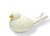 SWEDISH WOODEN WHITE BIRD ORNAMENT - 900.12 W