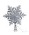 13" PRE-LIT GLITTERED SNOWFLAKE TREETOP - AD2684