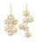 GOLD WIRE DROPS WITH GEMS ORNAMENT - D3807 GOLD WIRE DROPS WITH GEMS ORNAMENT - D3807