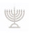 SILVER MENORAH ORNAMENT - E0525