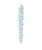 SPUN GLASS CLEAR ICICLES ORNAMENT - F2255C