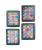 12PC BRIGHT GLASS BALL DECO ORNAMENT - GG0921