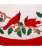 48" VELVET RED AND WHITE CARDINAL TREE SKIRT - H5243