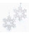 ACRYLIC SNOWFLAKE ORN - W0734 ACRYLIC SNOWFLAKE ORN - W0734