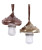RUSTIC GLAM MUSHROOM ORN - T3428