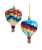 GLASS HOT AIR BALLOON ORN - NB1776 GLASS HOT AIR BALLOON ORN - NB1776