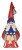 9" PATRIOTIC STAR TALL HAT SANTA - S1028 9" PATRIOTIC STAR TALL HAT SANTA - S1028