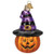 WITCH PUMPKIN ORNAMENT - 26090