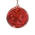 LIGHT RED AND DARK RED GLASS ORNAMENT - 141315