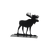 VILLAGE - WILD ANIMAL SILHOUETTES - SET OF 2 - 6012028