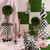 CHECK DINNER CANDLES - BLACK AND IVORY - SET OF 2 - 33650-16