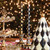 CHECK DINNER CANDLES - BLACK AND IVORY - SET OF 2 - 33650-16