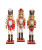 15'' RED AND WHITE SOLDIER AND KING - C5968