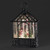 SNOWMAN WITH CARDINAL BLACK GAZEBO LANTERN WATER GLOBE - 136722