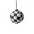 COURTLY CHECK BALL ORNAMENT - LARGE - 35800-1019
