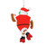 MAHOGANY ROLLER SKATING SANTA ORNAMENT - 1HAJ1970