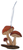 WOODEN MUSHROOM ORNAMENT - ORN1117