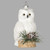 OWL ORNAMENT WITH SPRIG - 137052