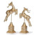 DEER PEDESTAL GOLD - 137415