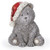 PUDGY PAL BEAR WITH SANTA HAT - 137711