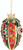 FABERGE JEWEL EGG ORNAMENT RED AND GREEN - 36-35482 FABERGE JEWEL EGG ORNAMENT RED AND GREEN - 36-35482