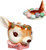 REINDEER COOKIE JAR 8" - 63-34252 REINDEER COOKIE JAR 8" - 63-34252