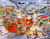 SANTA AND FRIENDS ADVENT CALENDAR - BB740 SANTA AND FRIENDS ADVENT CALENDAR - BB740