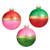 4" DUAL COLOR BALL ORNAMENT - 4322953