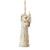 WHITE WOODLAND BIRCH BARK SANTA ORNAMENT - JIM SHORE - 6015164