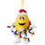 YELLOW PEANUT M&M WITH LIGHTS ORNAMENT - 6014574