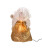 FIBER OPTIC GOLD BRUNETTE ANGEL TREETOPPER - UL2224