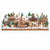 MUSICAL LED GINGERBREAD MANTLE PIECE 24.5"L  - 135831