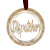 WOODEN DISPATCHER ORNAMENT - COFR-06 WOODEN DISPATCHER ORNAMENT - COFR-06