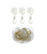 CLEAR ACRYLIC ORNAMENT HOOKS - W0749