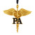 GOLD CADUCEUS PHYSICIAN ASSISTANT PA - W8563