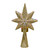 13.75" GOLD GLITTER POLARIS STAR PROJECTOR TREETOP - AD1055