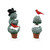 VILLAGE - CARDINAL CHRISTMAS TOPIARIES - 6013636