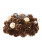 PINECONE WITH GOLD BALL TEA LIGHT CANDLE HOLDER - C0818