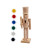 7" PLAIN NUTCRACKER WITH PAINT - C5987 7" PLAIN NUTCRACKER WITH PAINT - C5987